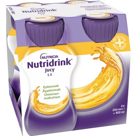 Nutridrink Jucy Eple 4 x 200 ml