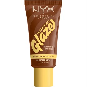 NYX Professional Makeup Buttermelt Glaze Skin Tint SPF30 Foundation 08 Nutmeg Butta 30 ml