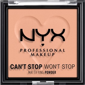 NYX Professional Makeup Can't Stop Won't Stop Mattifying Powder Bright Peach 13
