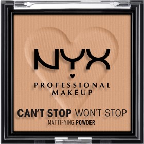 NYX Professional Makeup Can't Stop Won't Stop Mattifying Powder Tan 6