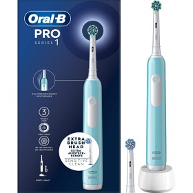 Oral-B Pro Series 1 Blå elektrisk tannbørste, 2 tannbørstehoder-image