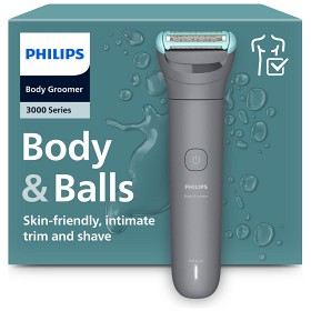 Philips Body Groomer 3000 Series, kroppstrimmer med Triple Protect-system, 2 mm kam