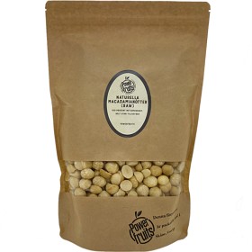 Powerfruits Macadamianøtter Naturelle 1 kg