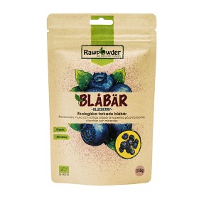 Rawpowder Blåbær tørket 150 g