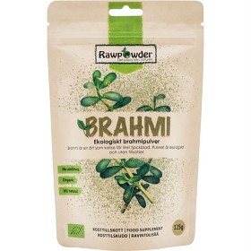 Rawpowder Brahmi pulver 125 g