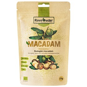 Rawpowder Macadamianøtter naturell 175 g