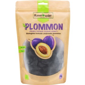 Rawpowder Plommer Tørkede Utkjernede 350 g ØKO