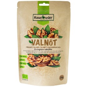 Rawpowder Valnøtter Halvor 250 g