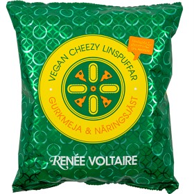 Renée Voltaire Vegan Cheezy Linsepuffar Gurkemeie & Næringsjær 90 g