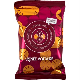 Renée Voltaire Veggiechips – Kassava, Tarorot, Søtpotet & Matbanan 115 g