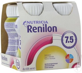 Renilon 7.5 Aprikos 4 x 125 ml