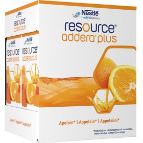Resource Addera Plus Appelsin, drikklart kosttilskudd 4 x 200 ml