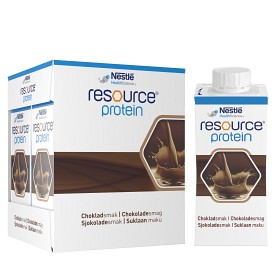 Resource Protein, sjokolade, drikkeferdig kosttilskudd 4 x 200 ml