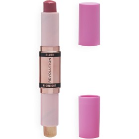 Revolution Blush & Highlight Stick Mauve Glow