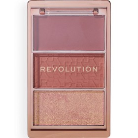 Revolution Blush Icon Palette Aura Points Rose 9,8 g