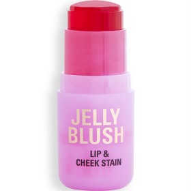 Revolution Jelly Blush Stick Lip and Cheek Stain Strawberry Pink 5,5 g