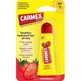 Carmex Strawberry Lip Balm Tube-image