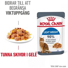 Royal Canin Light Weight Care Jelly Adult Våtfôr for katt 12x85 g
