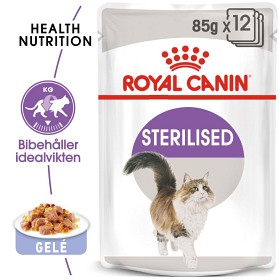 Royal Canin Sterilised Jelly Adult Våtfôr for katt 12x85 g