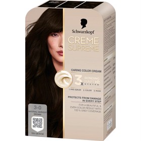 Schwarzkopf Creme Supreme 3-0 Natural Black Brown