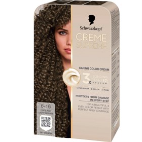Schwarzkopf Creme Supreme 6-16 Cool Ash Light Brown