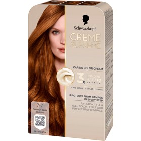 Schwarzkopf Creme Supreme 7-7 Copper Dark Blonde