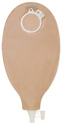 SenSura Magnum todels, tømmbar pose, backventil klikk-kobling, beige, ring 40 mm 1160 ml 10 st