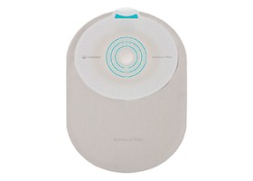 SenSura Mio 1-dels lukket Mini, nøytralt grå, med inspeksjonsluke, hull 15-45 mm 30 st