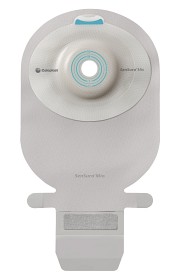 SenSura Mio 1-dels tømmbar Convex Deep, Maxi, grå, hull 15-33 mm 10 st