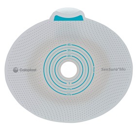SenSura Mio Click 2-dels basisplate med beltehull, ring 50 mm, hull 10-45 mm 5 st