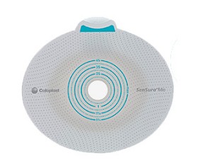 SenSura Mio Click 2-dels basisplate med beltehull, ring 40 mm, hull 25-35 mm 5 st