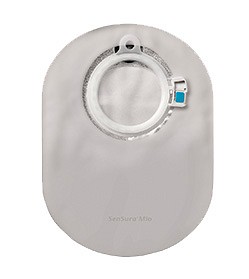SenSura Mio Click 2-delspose lukket Midi, nøytralt grå, inspeksjonsluke, ring 50 mm 30 st
