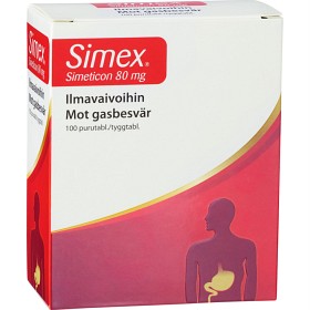 Simex tyggetablett Simetikon 80 mg 100 st