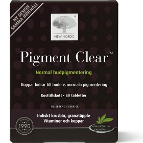 New Nordic Pigment Clear 60 tabletter