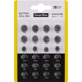 Smartline Button Cell Alkaline Mix 24-pack-image