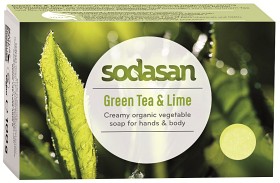 Sodasan såpe Green Tea & Lime 100 g