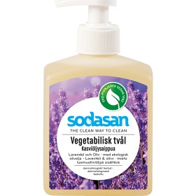 Sodasan Vegetabilsk såpe Lavendel & Oliv 300 ml