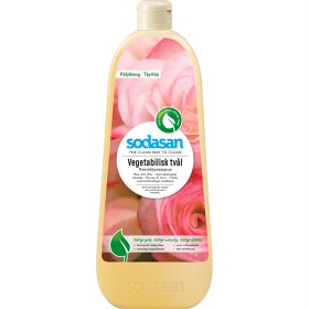 Sodasan Vegetabilsk såpe Rose & Oliv Refill 1 liter