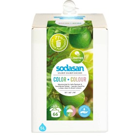 Sodasan Vaskemiddel Color Lime Bag-in-Box 5 liter