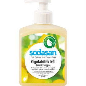 Sodasan Vegetabilsk såpe Sitrus & Oliv 300 ml