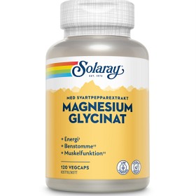 Solaray Magnesium Glysinat 120 kapsler-image