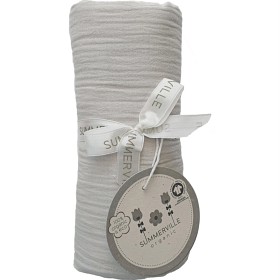 Summerville Organic Krøllet teppe Silver Grey GOTS