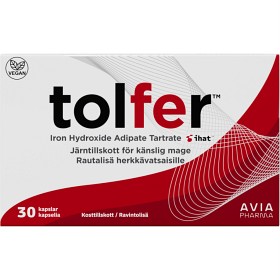 Tolfer Jern 30 mg 30 kapsler