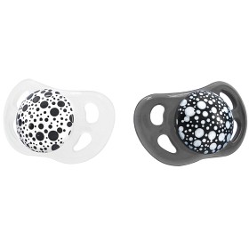 Twistshake Nappar 0-6m Black White 2 st