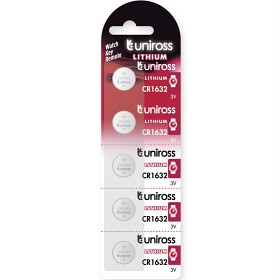 Uniross Lithium CR1632 3V 5 stk-image