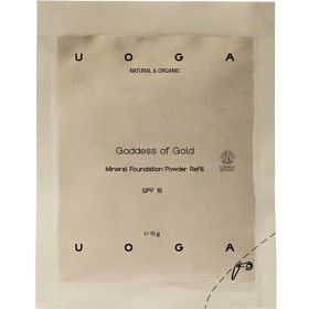 Uoga Uoga Mineral Foundation Powder Refill Goddess of Gold