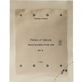 Uoga Uoga Mineral Foundation Powder Refill, Petals of Sakura 10 g