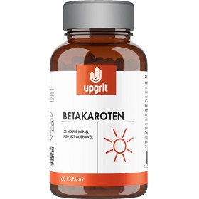 Upgrit Betakaroten 50 mg 60 kapsler