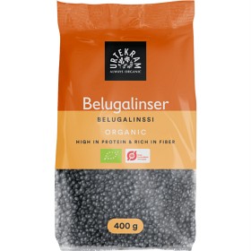 Urtekram Linser Beluga 400 g