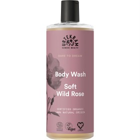 Urtekram Nordic Beauty Dare To Dream Soft Wild Rose Body Wash 500 ml